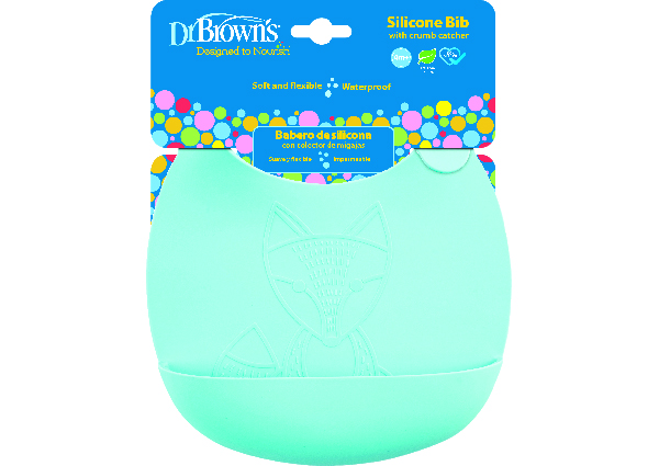 Dr Brown's Silicone Bib - Turquoise